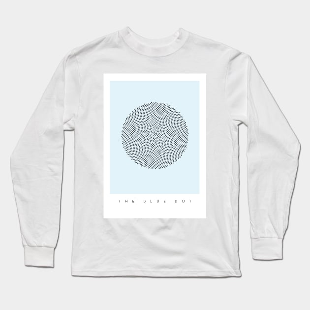 The Blue Dot Long Sleeve T-Shirt by PaulRice